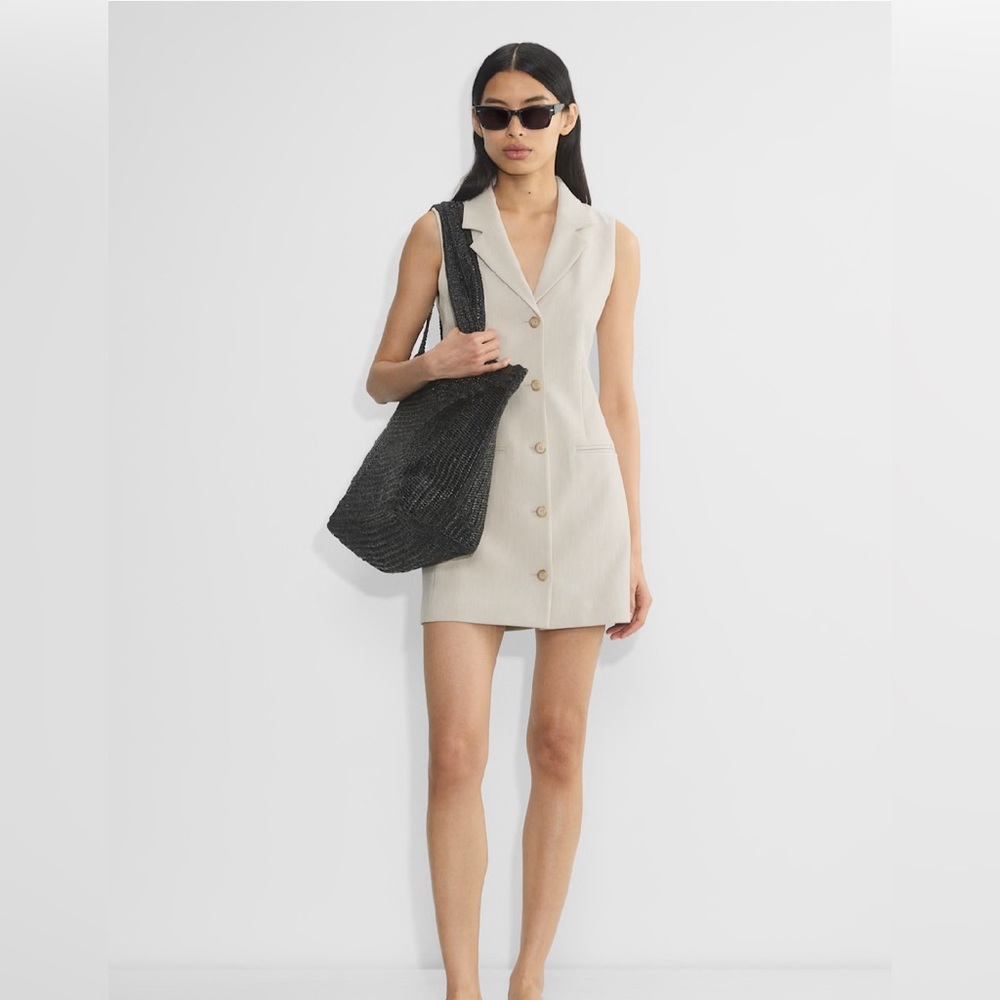 Aritzia Cream Mini Dress